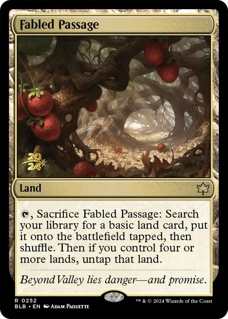 Fabled Passage [Bloomburrow Prerelease Promos] 1