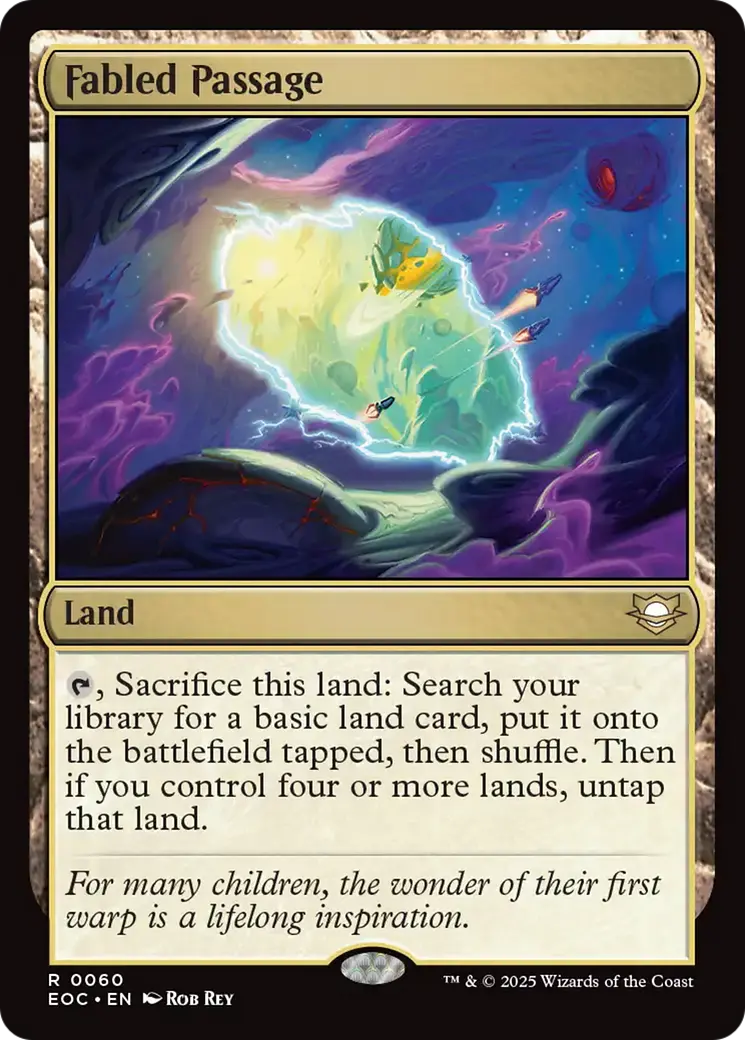Fabled Passage [Edge Of Eternities Commander] 1