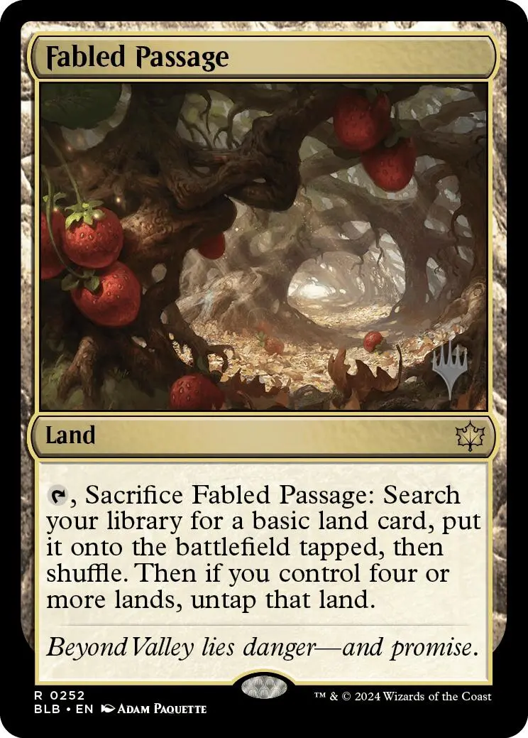 Fabled Passage (Promo Pack) [Bloomburrow Promos] 1