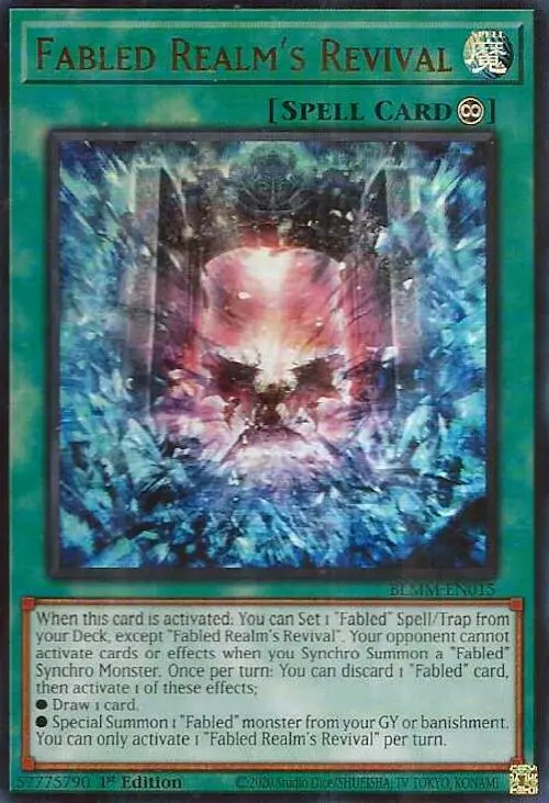 Fabled Realm's Revival [Blmm-En015] Ultra Rare 1