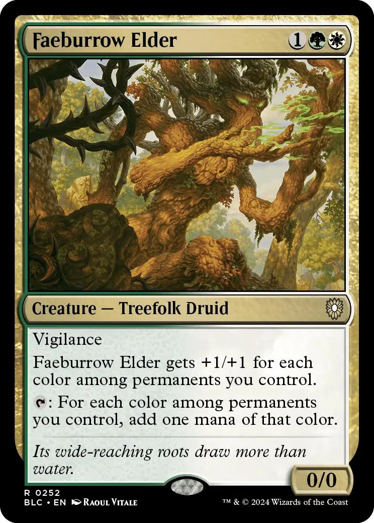 Faeburrow Elder [Bloomburrow Commander] 1