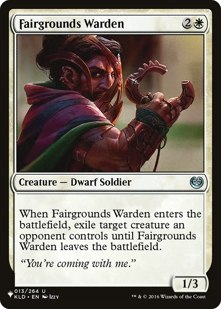 Fairgrounds Warden [The List] 1
