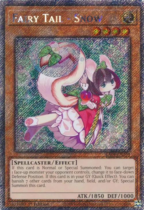 Fairy Tail - Snow [Ra04-En269] Platinum Secret Rare 1