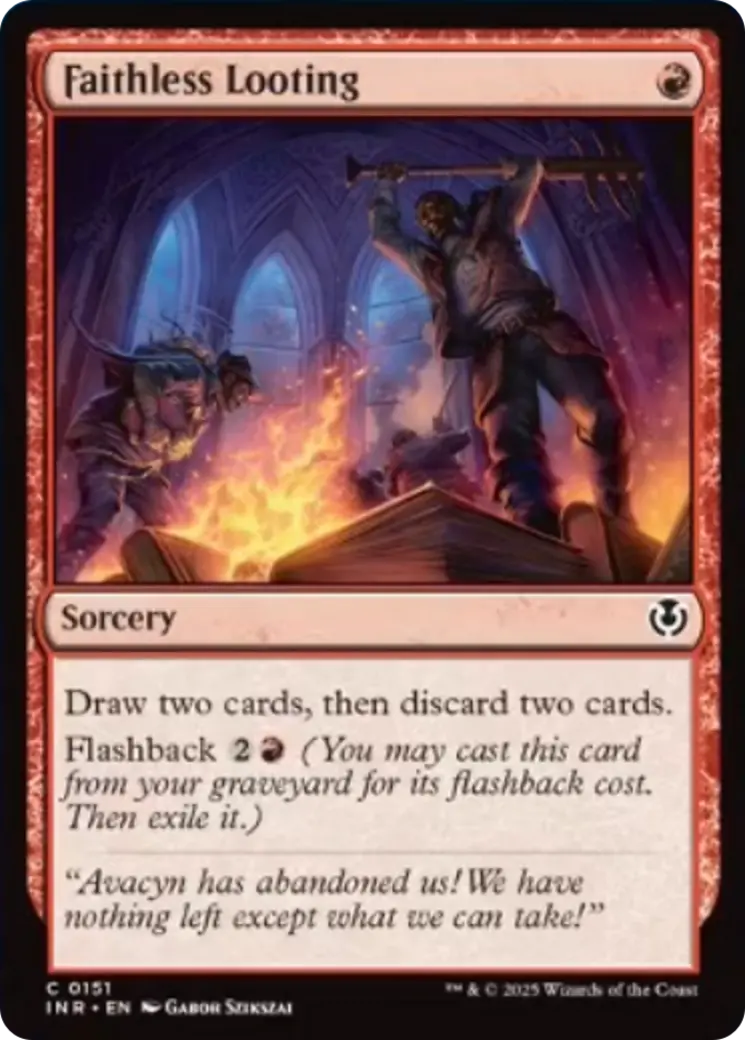 Faithless Looting [Innistrad Remastered] 1