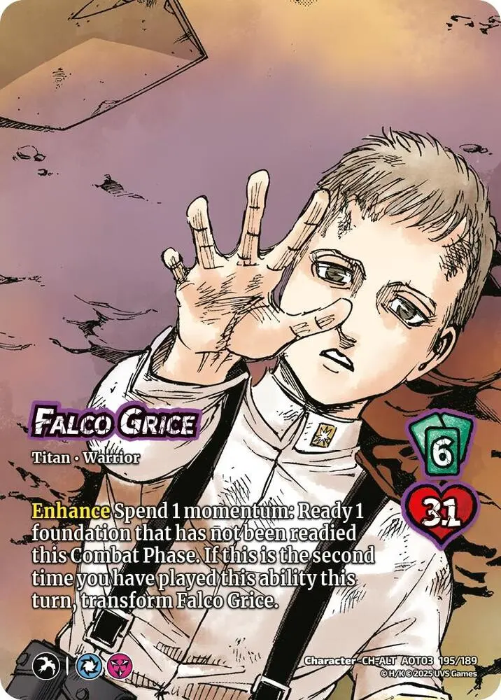 Falco Grice // Jaw Titan, Flying Form (Alternate Art) - Foil 1