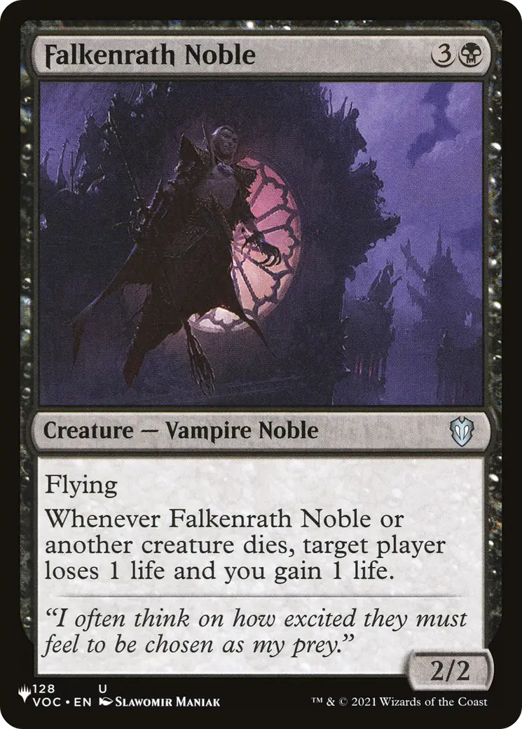 Falkenrath Noble [The List] 1