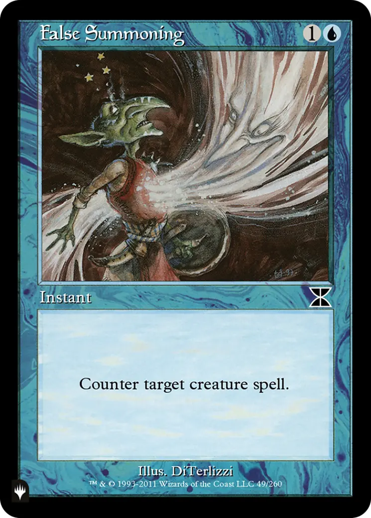 False Summoning [The List] 1
