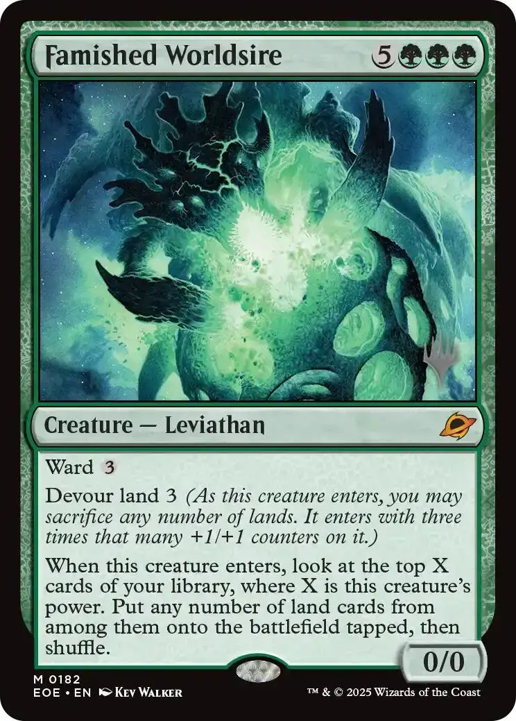 Famished Worldsire (Promo Pack) [Edge Of Eternities Promo Pack] 1