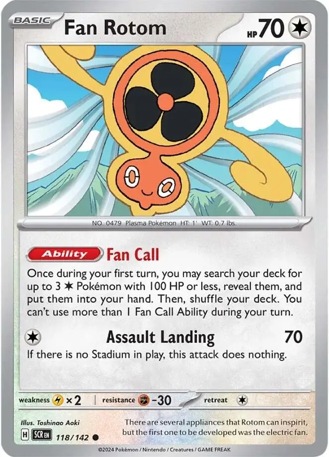 Fan Rotom (118/142) [Scarlet & Violet: Stellar Crown] 1