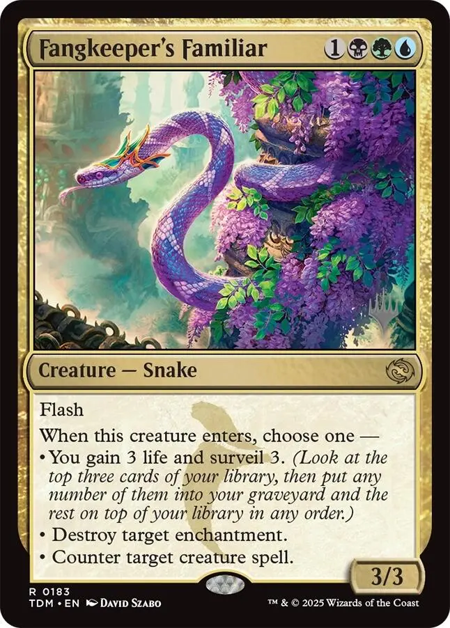 Fangkeeper's Familiar [Tarkir: Dragonstorm Promos] 1