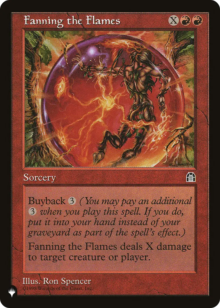 Fanning The Flames [The List] 1