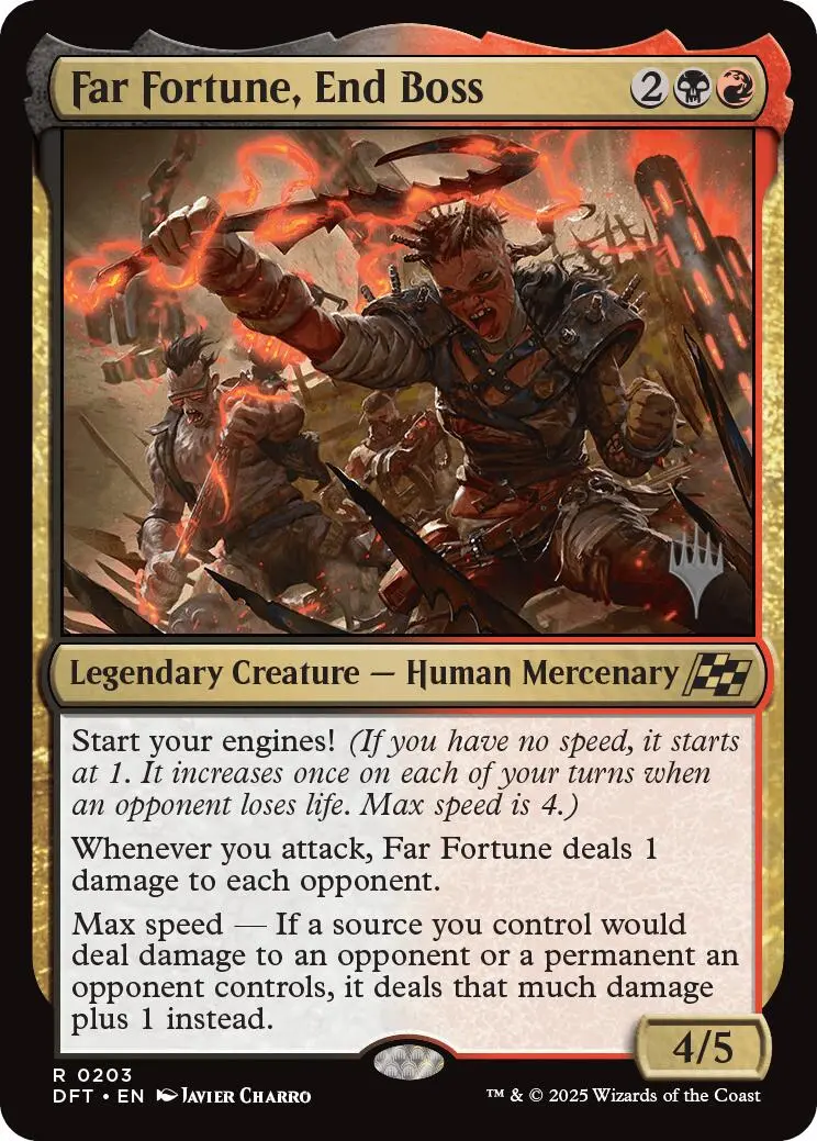 Far Fortune, End Boss (Promo Pack) [Aetherdrift Promos] 1