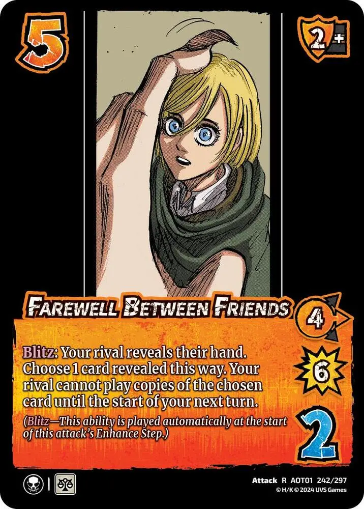 Farewell Between Friends - Foil 1