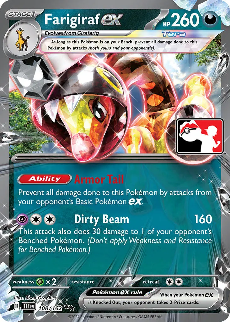 Farigiraf Ex (108/162) [Prize Pack Series Five] 1