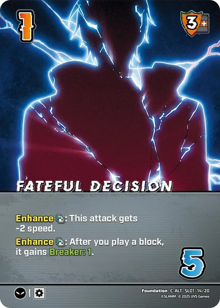 Fateful Decision (Alternate Art) - Sl01 14/20 - Alternate Art Common 1