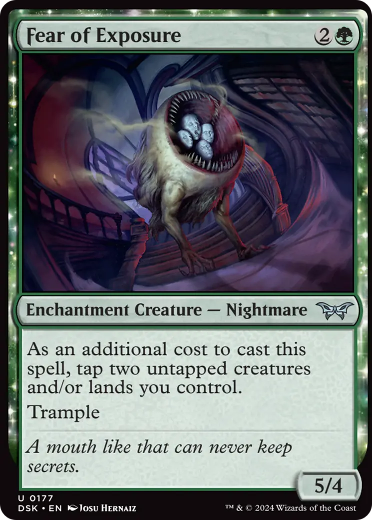 Fear Of Exposure [Duskmourn: House Of Horror] 1