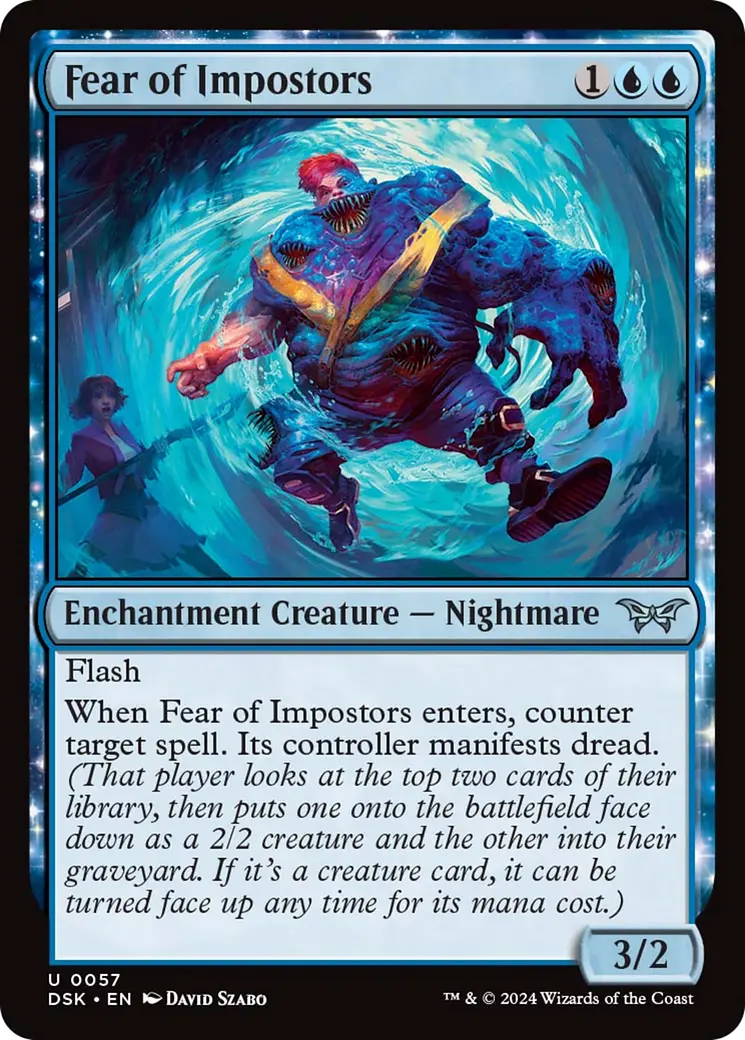 Fear Of Impostors [Duskmourn: House Of Horror] 1