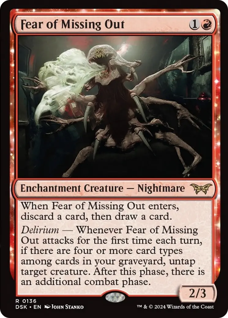 Fear Of Missing Out [Duskmourn: House Of Horror] 1