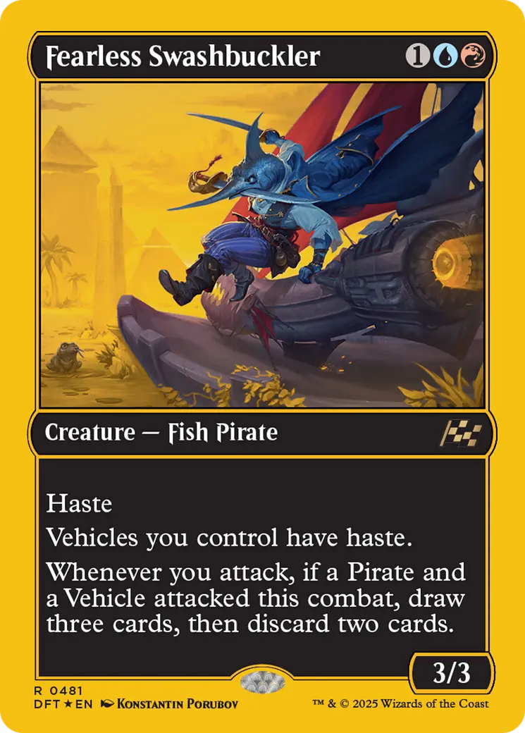 Fearless Swashbuckler (First-Place Foil) [Aetherdrift] 1