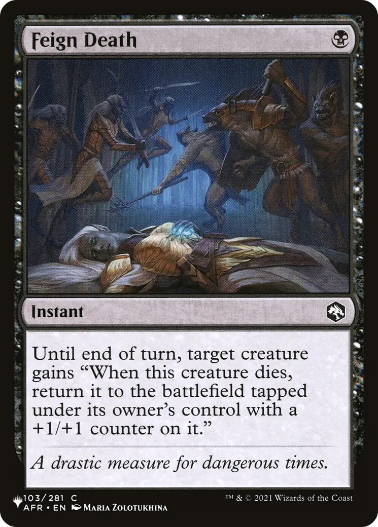 Feign Death [The List] 1