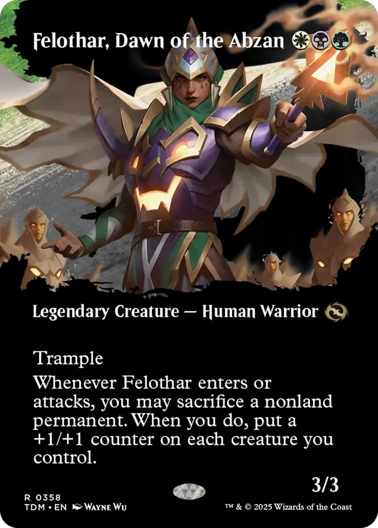 Felothar, Dawn Of The Abzan (Borderless) [Tarkir: Dragonstorm] 1
