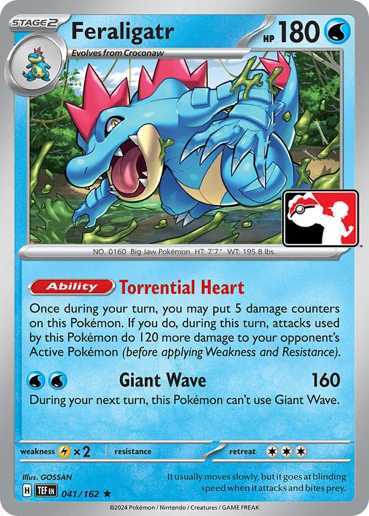 Feraligatr (041/162) [Prize Pack Series Five] 1