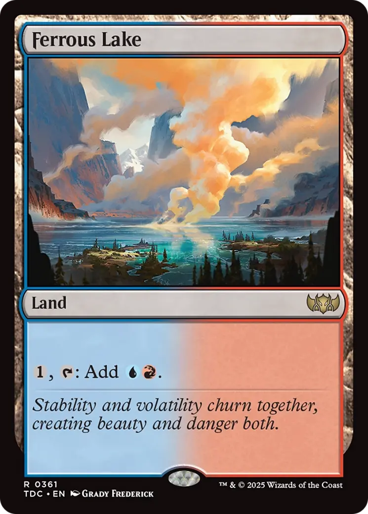 Ferrous Lake [Tarkir: Dragonstorm Commander] 1