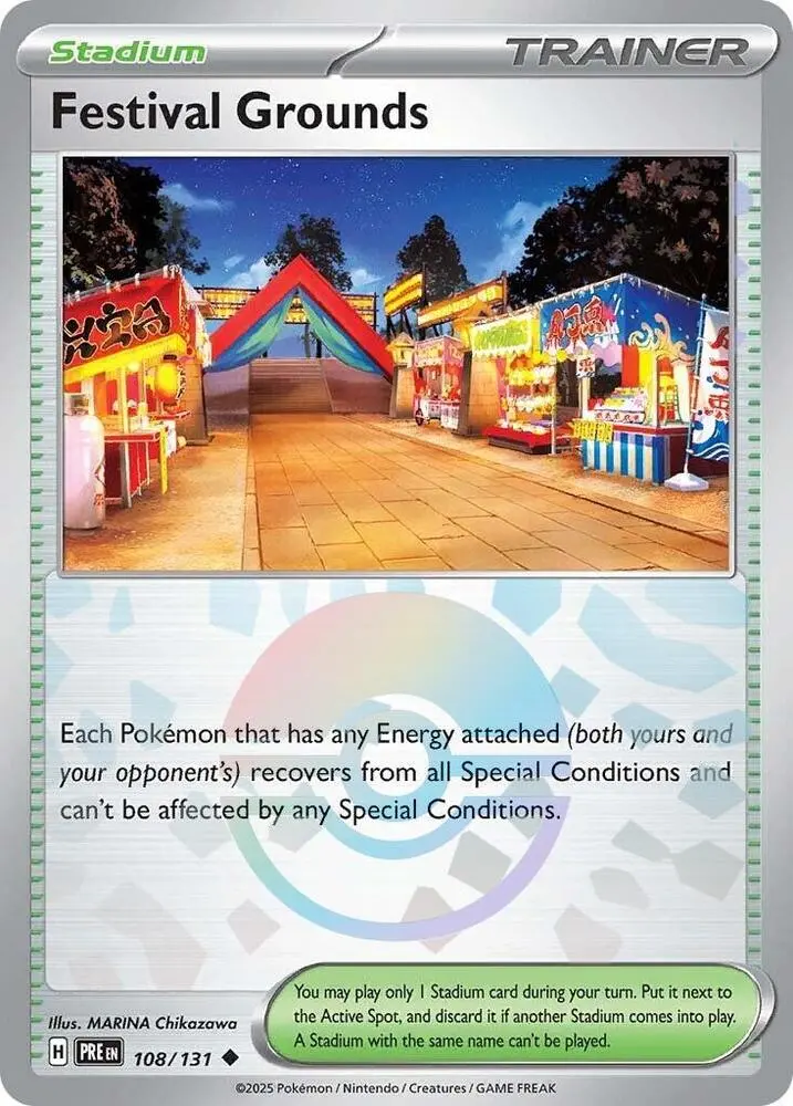 Festival Grounds (108/131) (Poke Ball Pattern) [Scarlet & Violet: Prismatic Evolutions] 1