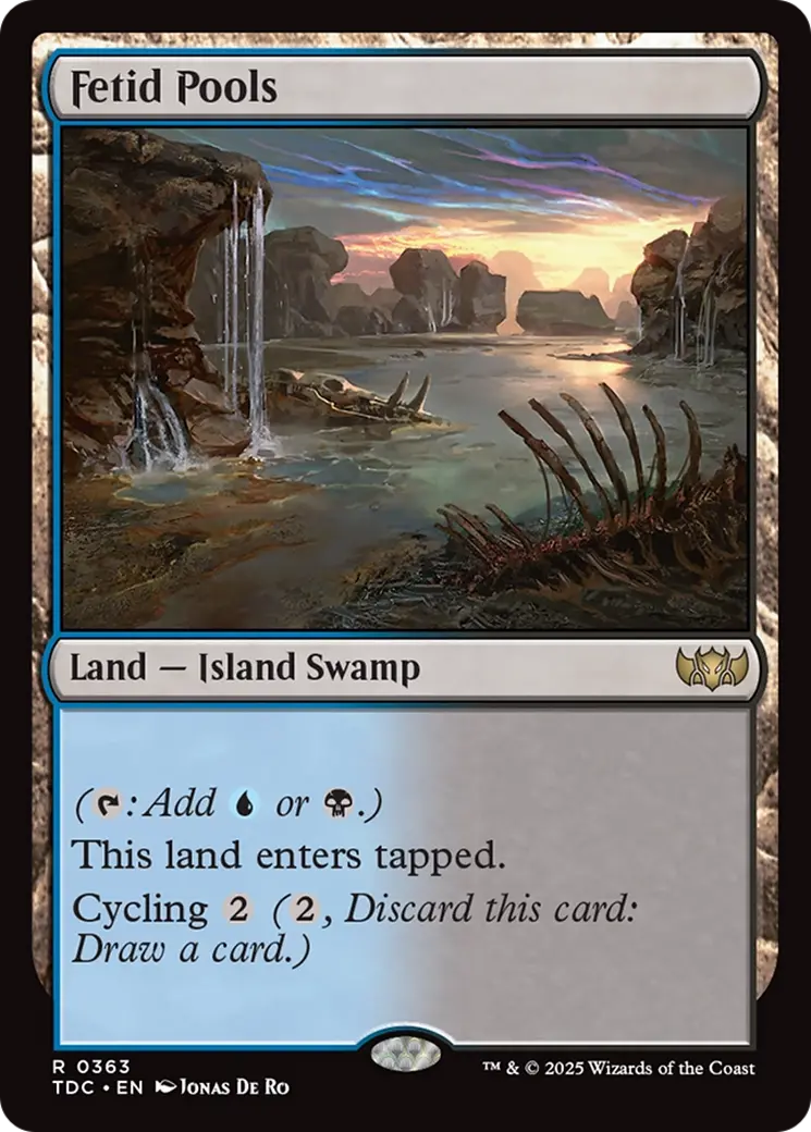 Fetid Pools [Tarkir: Dragonstorm Commander] 1