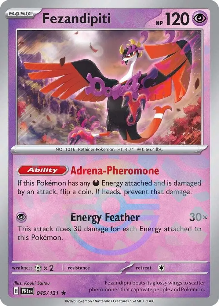 Fezandipiti (045/131) (Poke Ball Pattern) [Scarlet & Violet: Prismatic Evolutions] 1