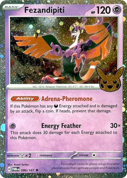 Fezandipiti (096/167) (Cosmos Holo) [Trick Or Trade] 1
