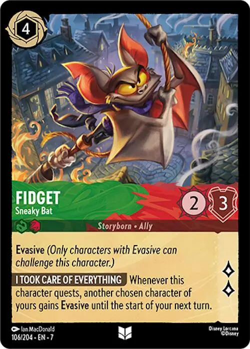 Fidget - Sneaky Bat (106/204) [Archazia's Island] 1