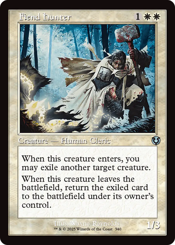 Fiend Hunter (Retro Frame) [Innistrad Remastered] 1