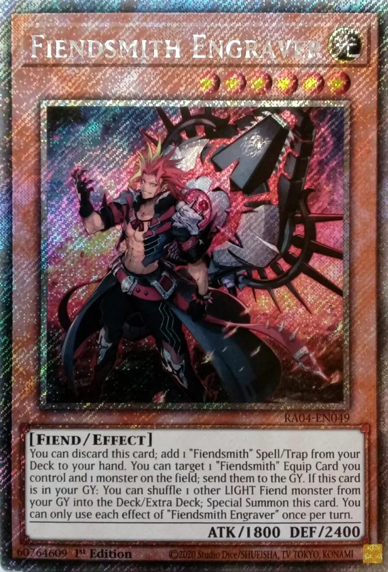 Fiendsmith Engraver [Ra04-En049] Platinum Secret Rare 1