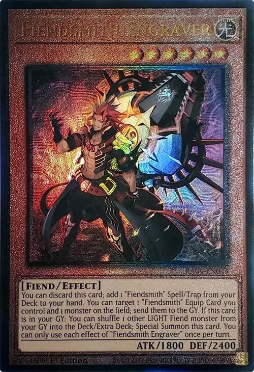 Fiendsmith Engraver [Ra04-En049] Prismatic Ultimate Rare 1