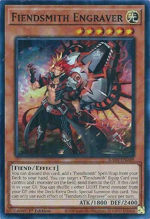 Fiendsmith Engraver [Ra04-En049] Super Rare 1