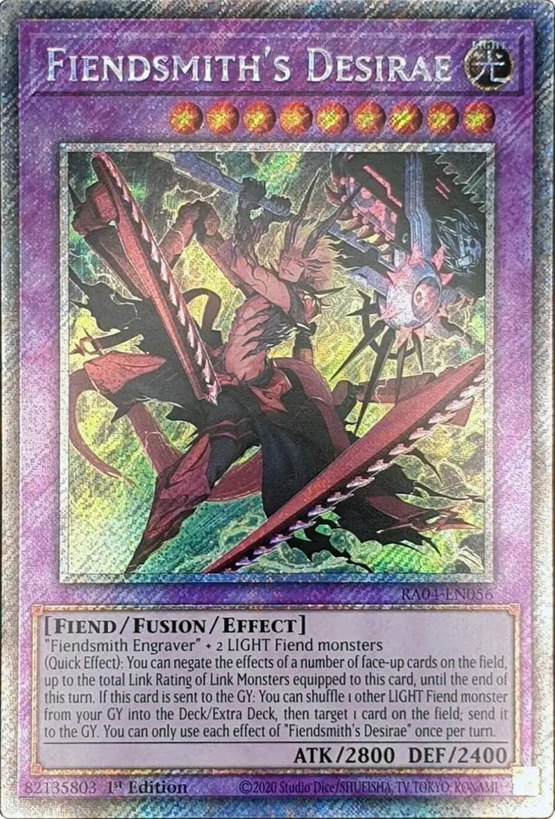 Fiendsmith's Desirae [Ra04-En056] Platinum Secret Rare 1