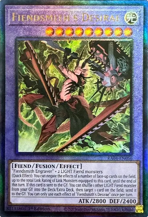 Fiendsmith's Desirae [Ra04-En056] Prismatic Ultimate Rare 1