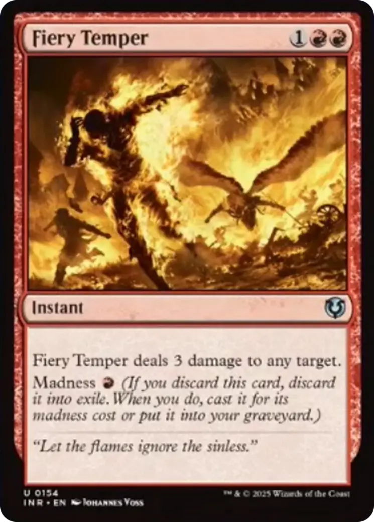Fiery Temper [Innistrad Remastered] 1