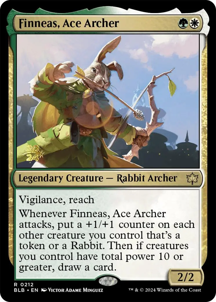 Finneas, Ace Archer [Bloomburrow Prerelease Promos] 1