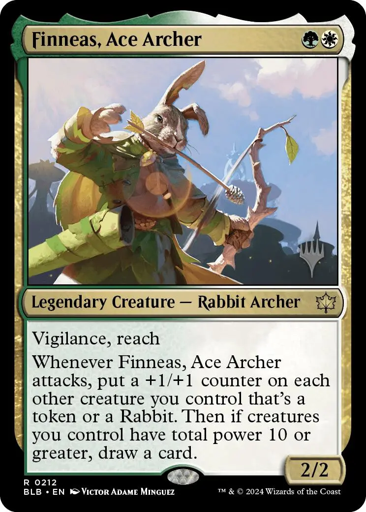 Finneas, Ace Archer (Promo Pack) [Bloomburrow Promos] 1