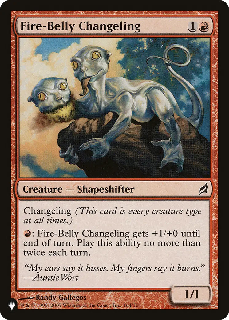 Fire-Belly Changeling [The List] 1