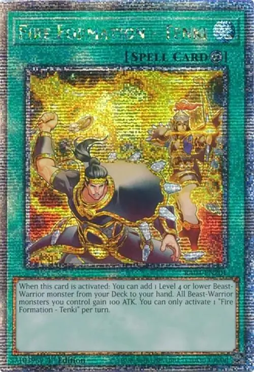 Fire Formation - Tenki [Ra04-En201] Quarter Century Secret Rare 1