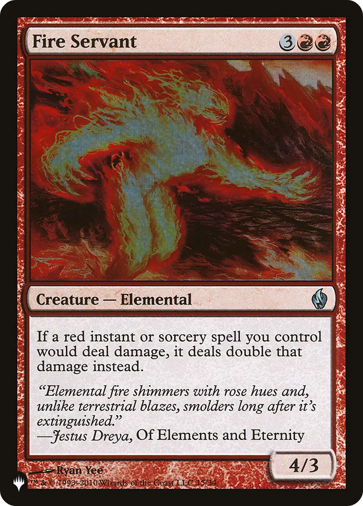 Fire Servant [The List] 1