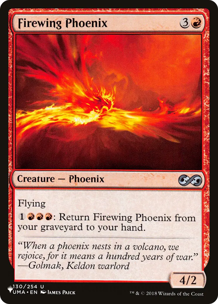 Firewing Phoenix [The List] 1