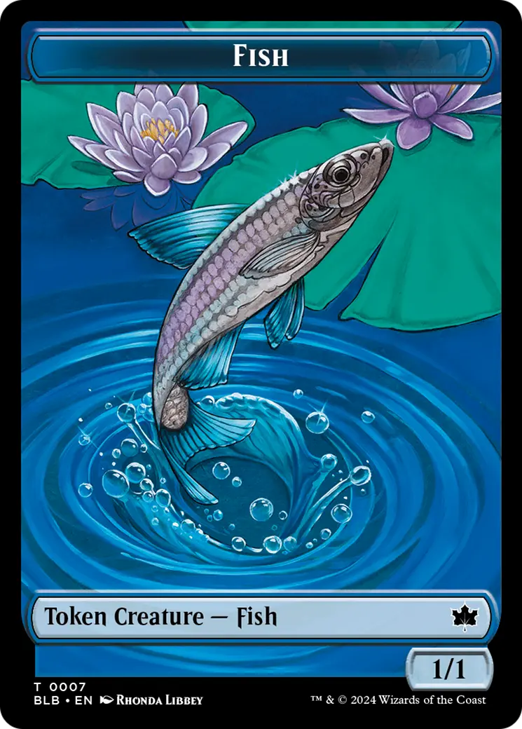 Fish Token [Bloomburrow Tokens] 1