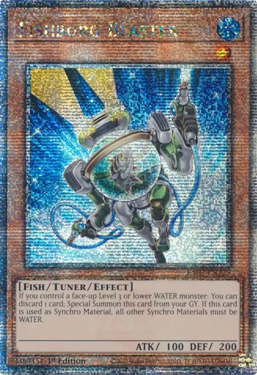 Fishborg Blaster (Quarter Century Secret Rare) [Ra03-En225] Quarter Century Secret Rare 1