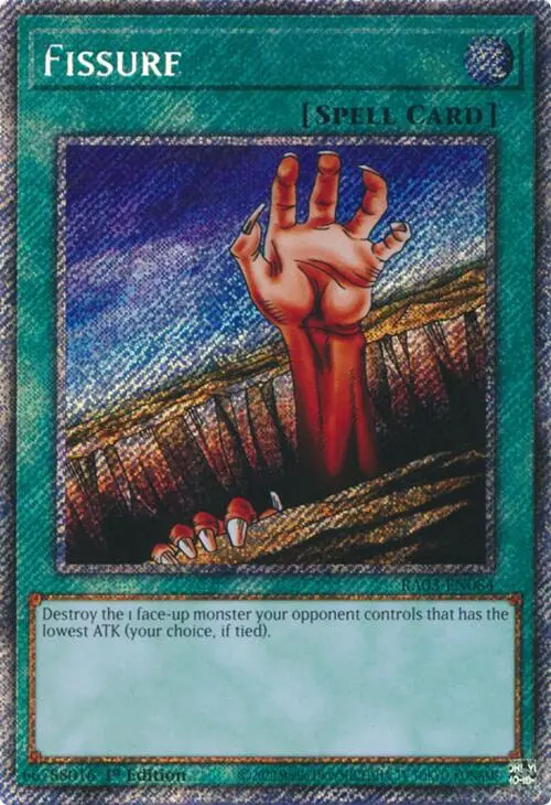 Fissure (Platinum Secret Rare) [Ra03-En084] Platinum Secret Rare 1