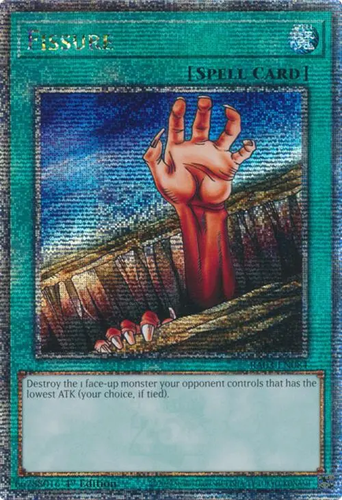 Fissure (Quarter Century Secret Rare) [Ra03-En084] Quarter Century Secret Rare 1