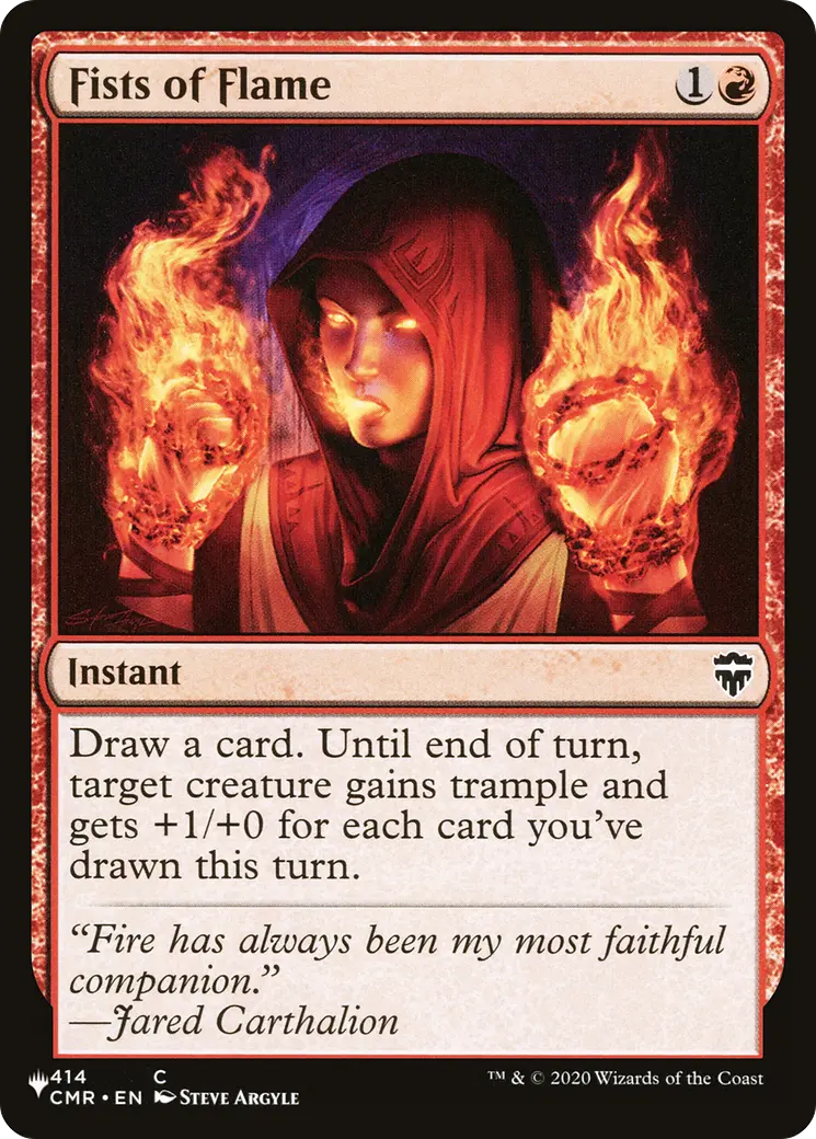 Fists Of Flame [The List] 1